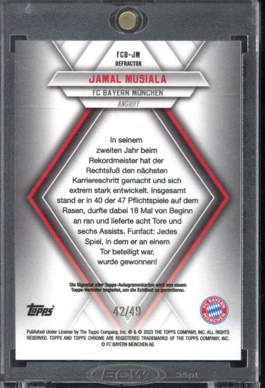Jamal Musiala /49 OnCard AUTO - EU