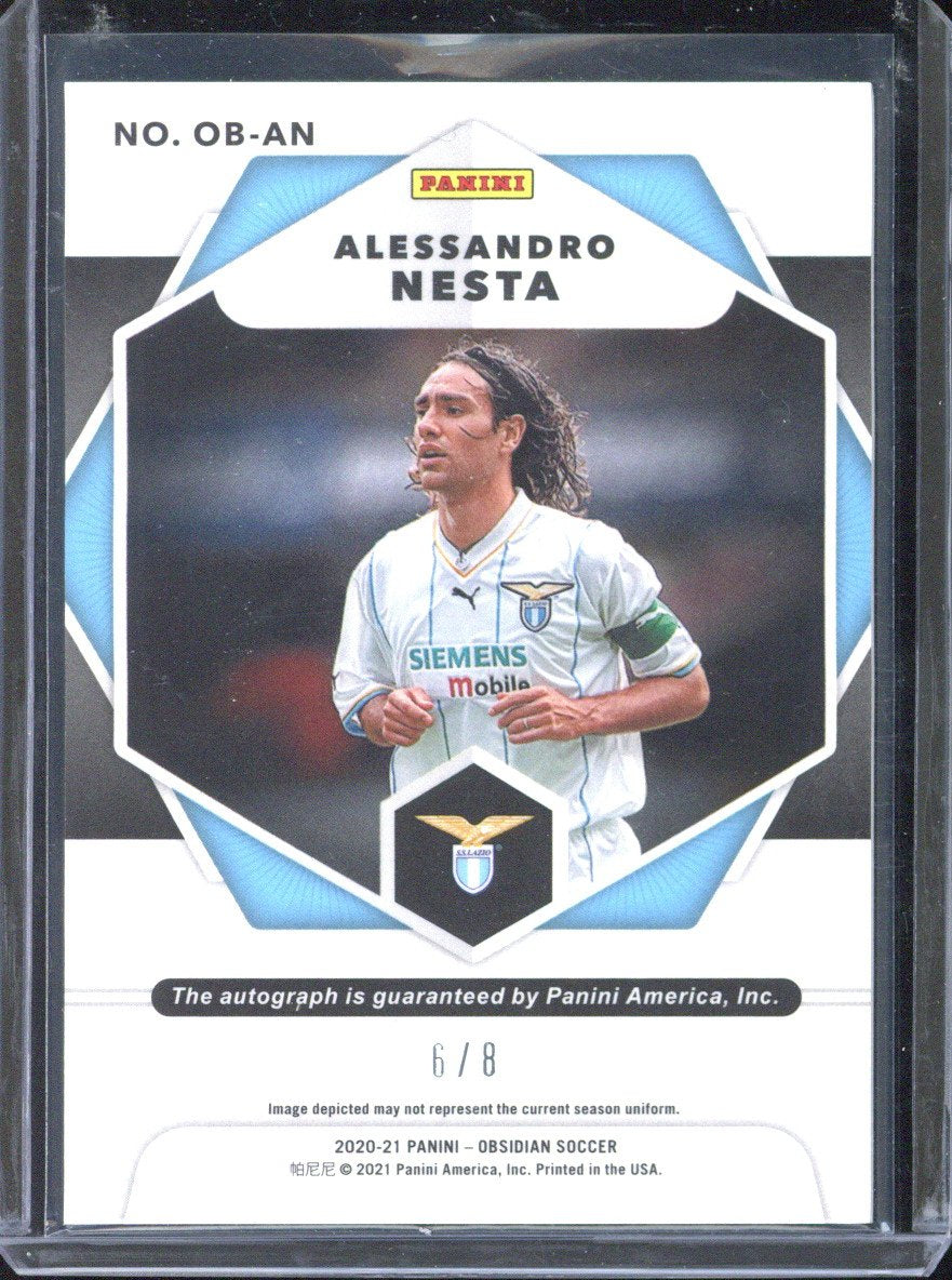 2020-21 Panini Obsidian Alessandro Nesta Autograph /8