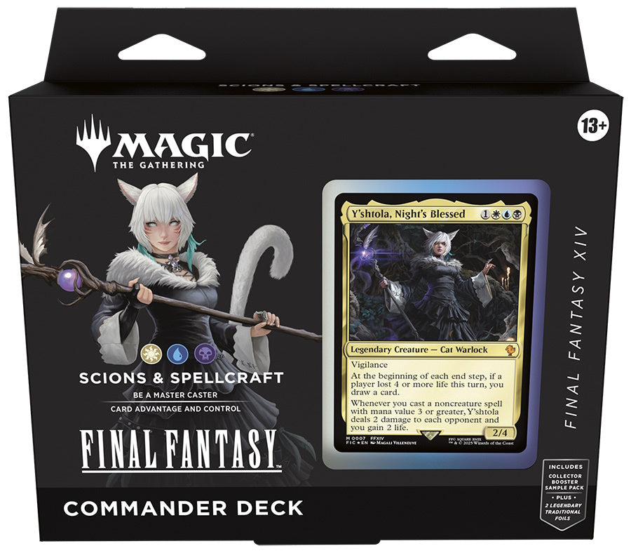 Magic the Gathering Final Fantasy Commander 4-Deck Case