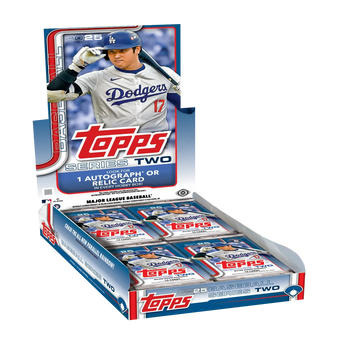 compare product 2025 Topps Series 2 Baseball Hobby 12 Box Case