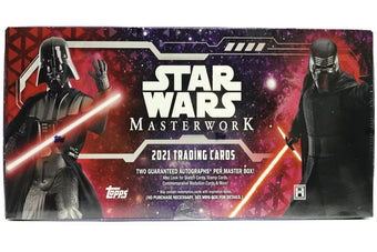 compare product 2021 Topps Star Wars Masterworks Hobby Box