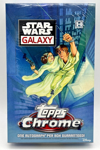 compare product 2021 Topps Chrome Star Wars Galaxy Hobby Box