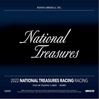 compare product 2022 Panini National Treasures Racing Hobby Box