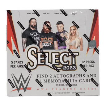 compare product 2023 Panini Select WWE Hobby Box