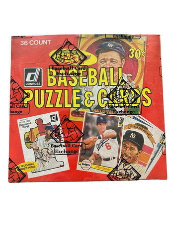 compare product 1982 Donruss Baseball Wax Box (BBCE Wrapped)