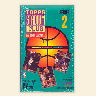 compare product 1993-94 Topps Stadium Club Basketball Series 2 Hobby Box
