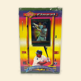 compare product 1994 Topps Finest Series 1 Baseball Hobby Box