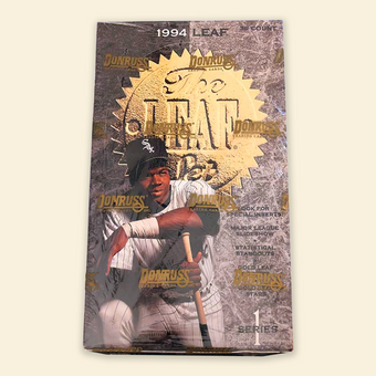 compare product 1994 Leaf Baseball Series 1 Hobby Box