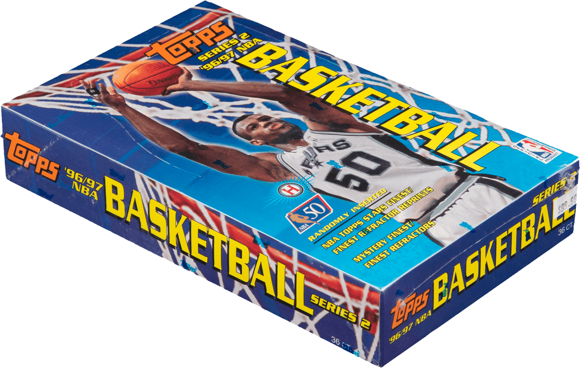 1996 Topps Basketball Series 2 Hobby Box • NBA at 50, Kobe RC