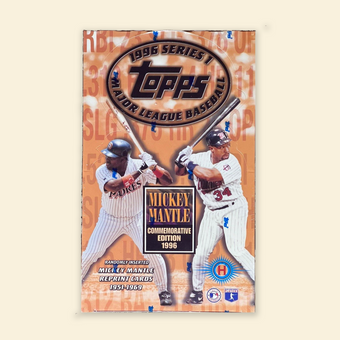 compare product 1996 Topps Series 1 Baseball Hobby Box
