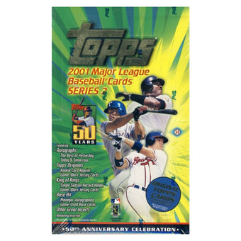 compare product 2001 Topps Series 2 Baseball Jumbo Box
