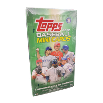 compare product 2012 Topps Mini Baseball Box