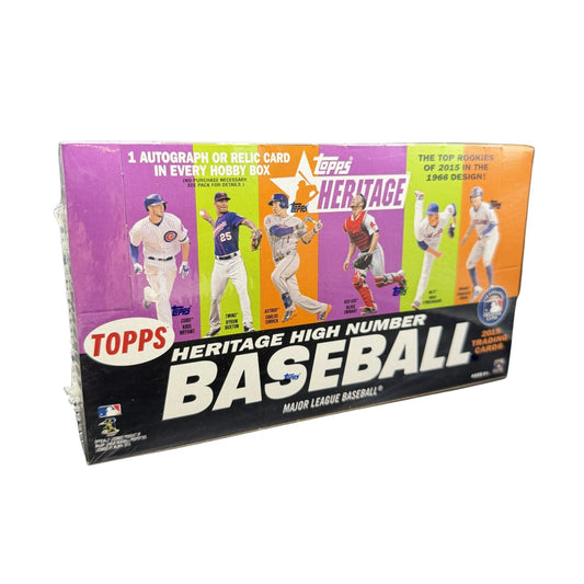 2015 Topps Heritage High Number Baseball Hobby Box (Rediscover the Hobby Sale)