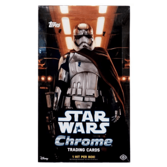 compare product 2016 Topps Chrome Star Wars The Force Awakens Hobby Box