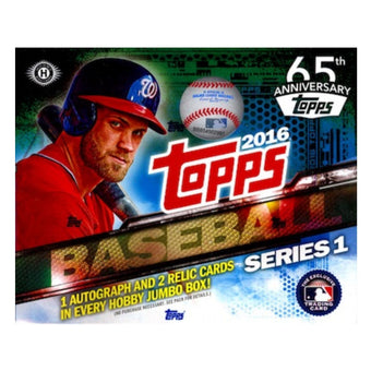 compare product 2016 Topps Series 1 Baseball Jumbo Box