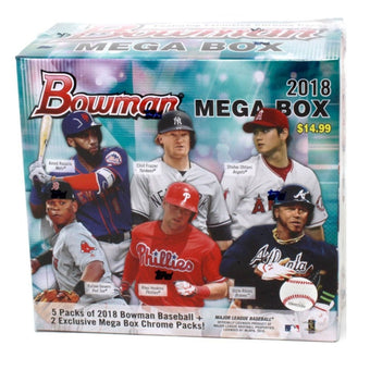 compare product 2018 Bowman Baseball Mega Box