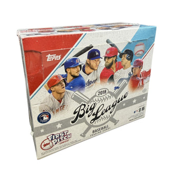 compare product 2018 Topps Big League Baseball Hobby Box
