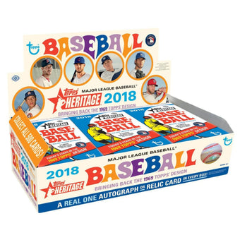 compare product 2018 Topps Heritage Baseball Hobby Box