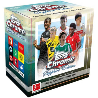 compare product 2020/21 Topps Chrome Sapphire Bundesliga Soccer Box