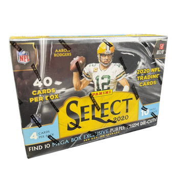 compare product 2020 Panini Select Football Mega Box (Rediscover the Hobby Sale)