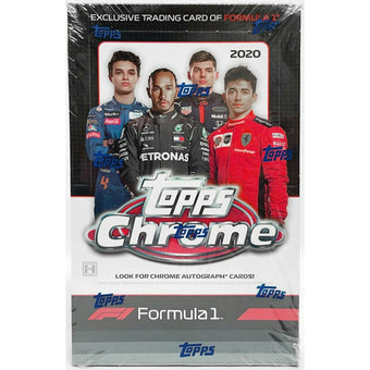 compare product 2020 Topps Chrome F1 Formula 1 Racing Hobby Box