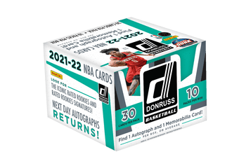 compare product 2021-22 Panini Donruss Basketball Hobby Box