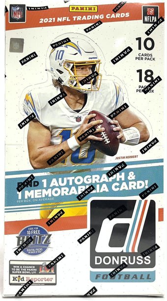 compare product 2021 Panini Donruss Football Hobby Box