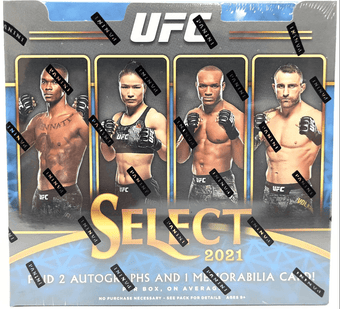 compare product 2021 Panini Select UFC Hobby Box