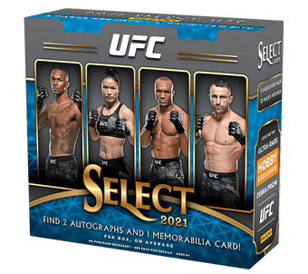 compare product 2021 Panini UFC Select Hobby Box