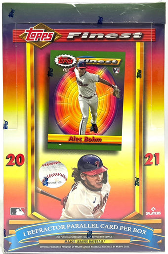 compare product 2021 Topps Finest Flashbacks Baseball Hobby Box