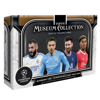 compare product 2021/22 Topps Museum Collection UEFA Champions League Soccer Hobby Box