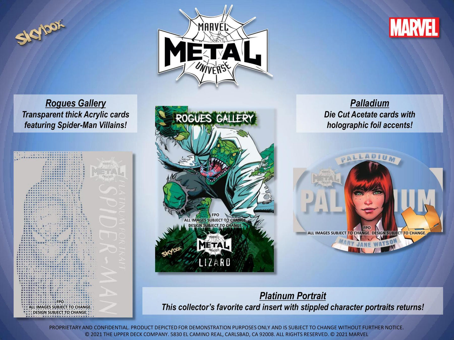 Marvel Spider-Man Metal Universe Trading Cards Pack (Upper Deck 2021)