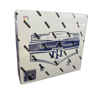 compare product 2022 Panini National Treasures Football FOTL Hobby Box