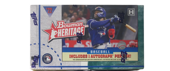compare product 2022 Bowman Heritage Hobby 18 Box Case