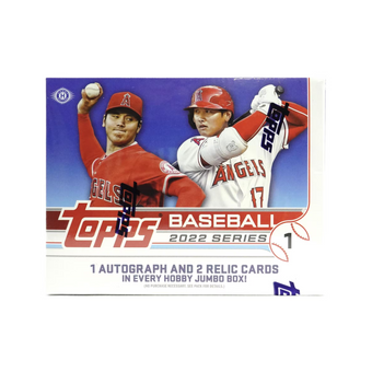 compare product 2022 Topps Series 1 Baseball Jumbo 6 Box Case