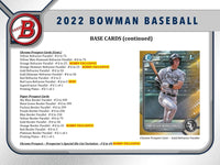 2022 Bowman Baseball Hobby Pack