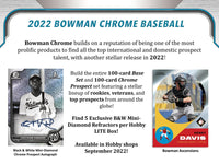 2022 Bowman Chrome Baseball LITE Pack