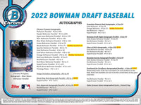 2022 Bowman Draft Baseball Hobby Jumbo Pack