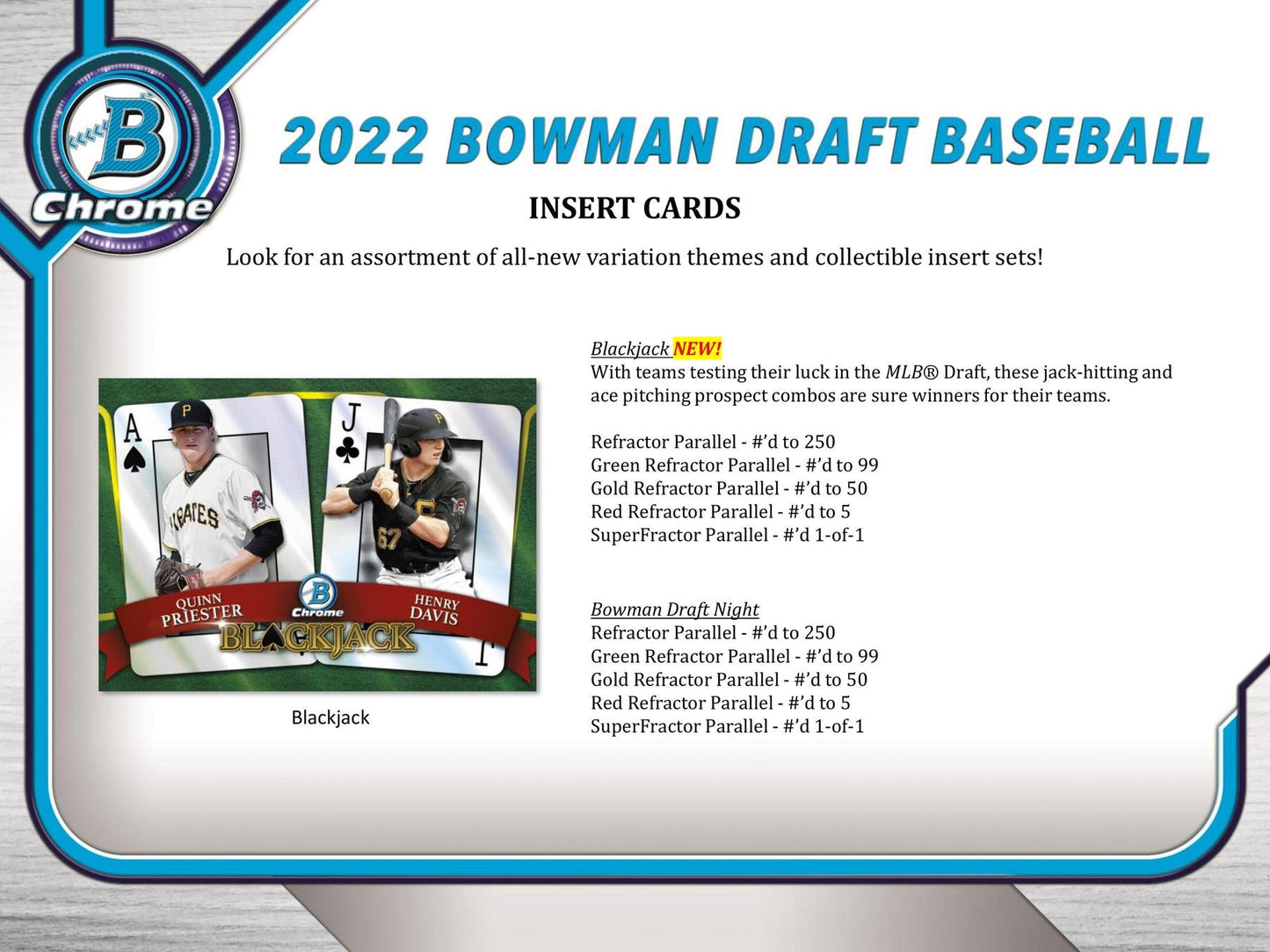 2022 Bowman Draft Baseball Super Jumbo Pack