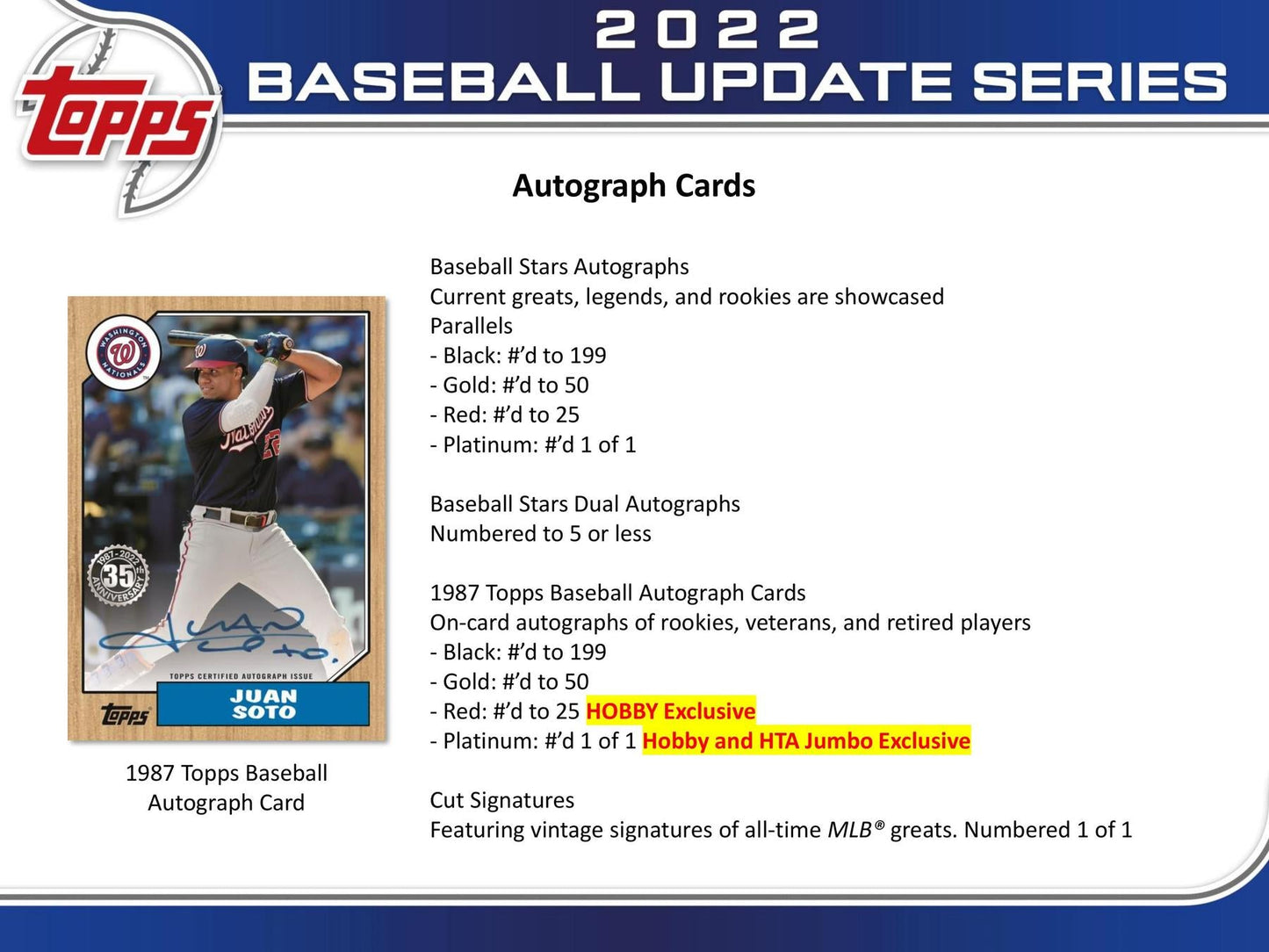 2022 Topps Update Series Baseball Hobby Jumbo Pack