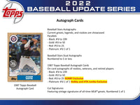2022 Topps Update Series Baseball Hobby Jumbo Pack