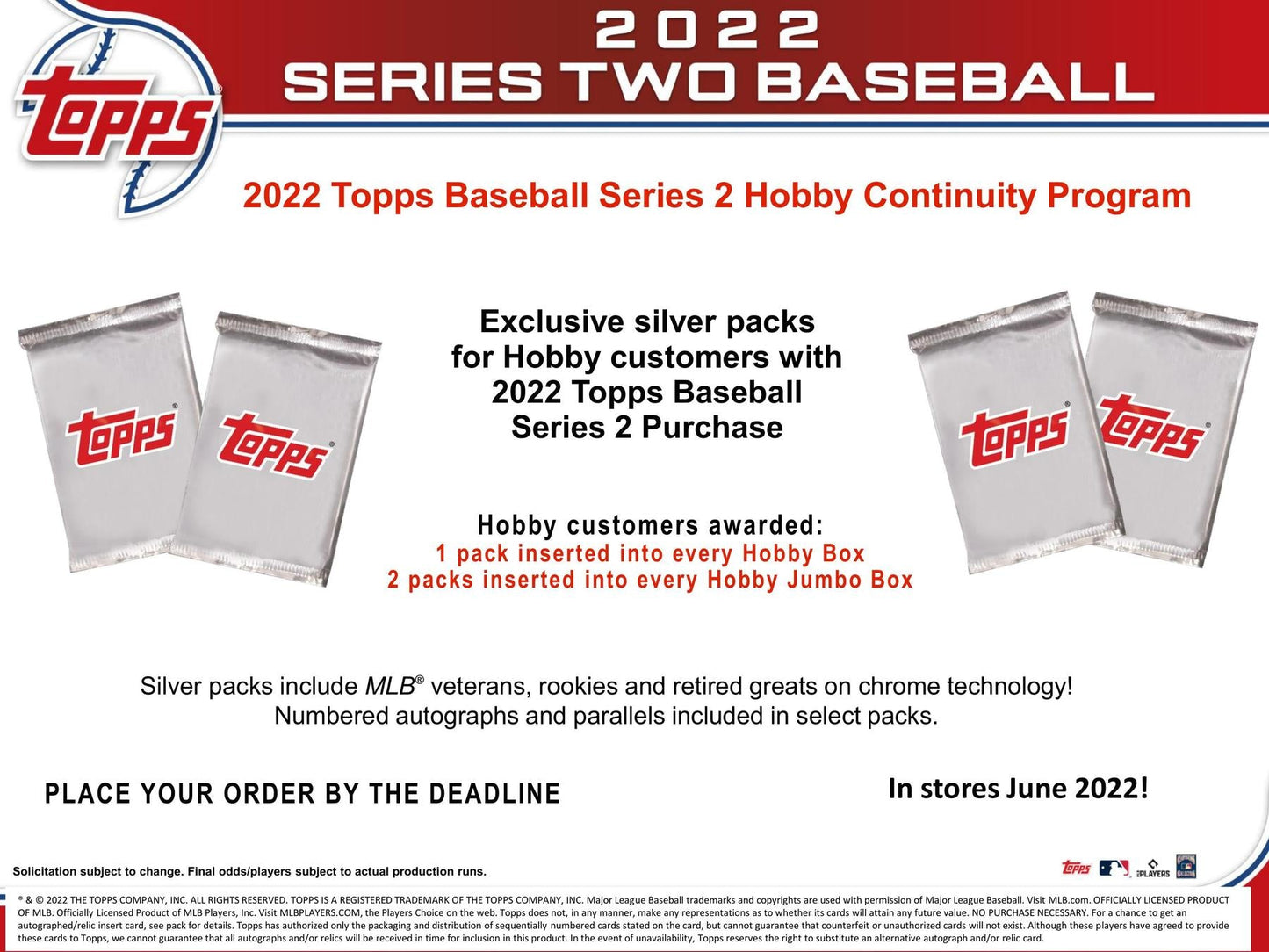 2022 Topps Series 2 Baseball Hobby Jumbo