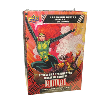 compare product 2023/24 Upper Deck Marvel Annual Blaster Box