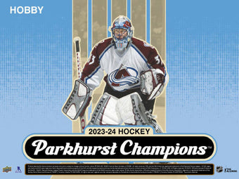 compare product 2023-24 Upper Deck Parkhurst Champions Hockey Hobby 12 Box Case
