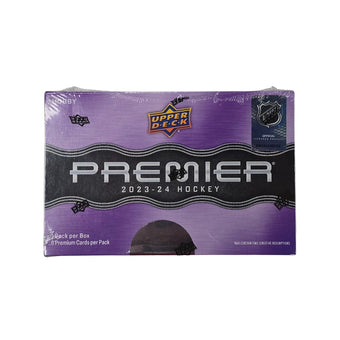 compare product 2023/24 Upper Deck Premier Hockey Hobby Box