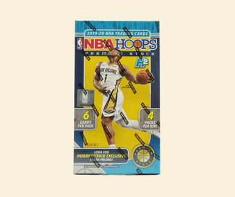 compare product 2019-20 Panini Hoops Premium Stock Basketball Hobby Hybrid Box