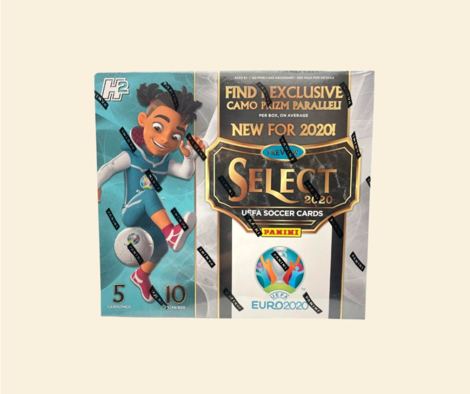 2019-20 Panini Select UEFA Euro Soccer Hobby Hybrid H2 Box