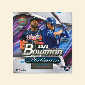 compare product 2023 Bowman Platinum Baseball Hobby Box