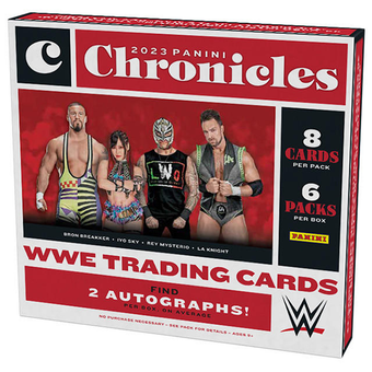 compare product 2023 Panini Chronicles WWE Hobby Case (12 CT)
