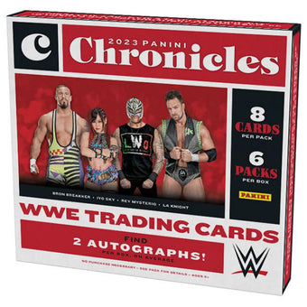 compare product 2023 Panini Chronicles WWE Wrestling Hobby Box